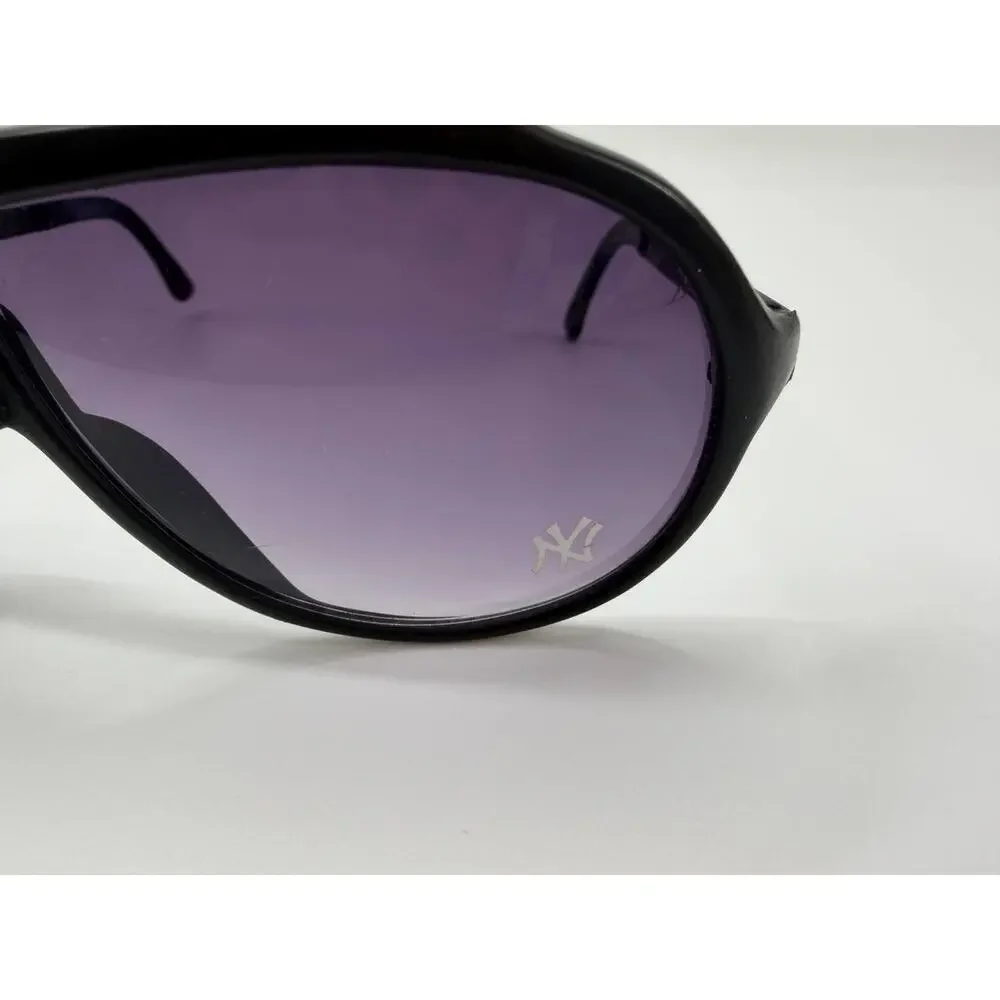 Vintage Milk Duds NY Yankees Logo Black Purple Sunglasses Promotional Eyewear